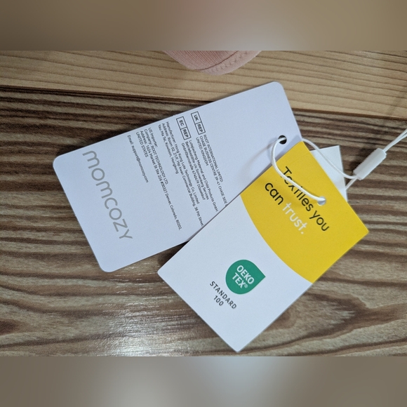 Momcozy Padded Nursing Pumping Bra Large Blush Pink Adjustable Breastfeeding NWT - Picture 6 of 7